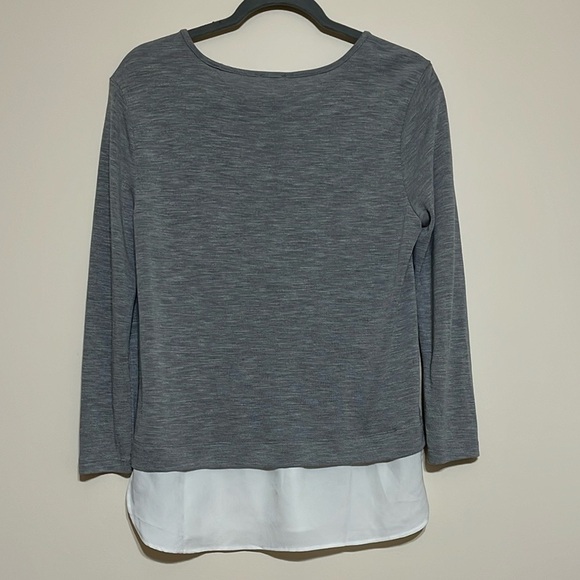J. Crew Factory Long Sleeve Top with Silky Hem Small - Picture 4 of 6